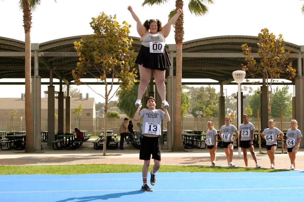 DODGEBALL: A TRUE UNDERDOG STORY, Justin Long, Lori Beth Denberg, 2004, TM & Copyright (c) 20th Century Fox Film Corp. All rights reserved.