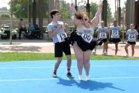 DODGEBALL: A TRUE UNDERDOG STORY, Justin Long, Lori Beth Denberg, 2004, TM & Copyright (c) 20th Century Fox Film Corp. All rights reserved.