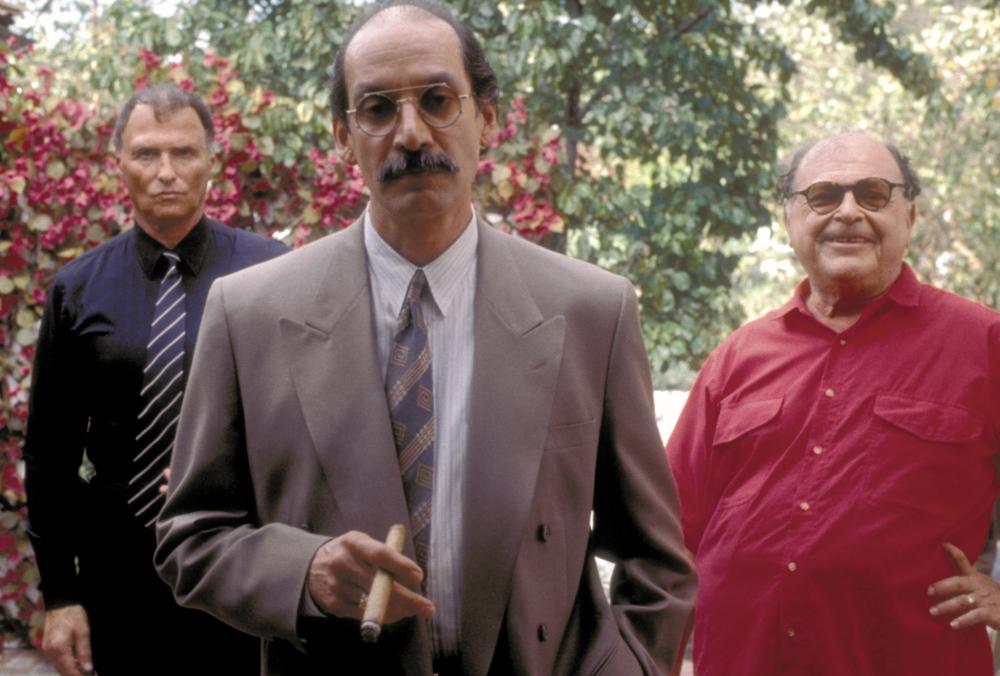 DEEP COVER, Gregory Sierra (center), Sydney Lassick, 1992, (c) New Line