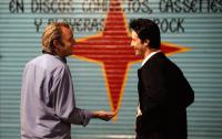 CONSTANTINE, director Francis Lawrence, Keanu Reeves on set, 2005, (c) Warner Brothers