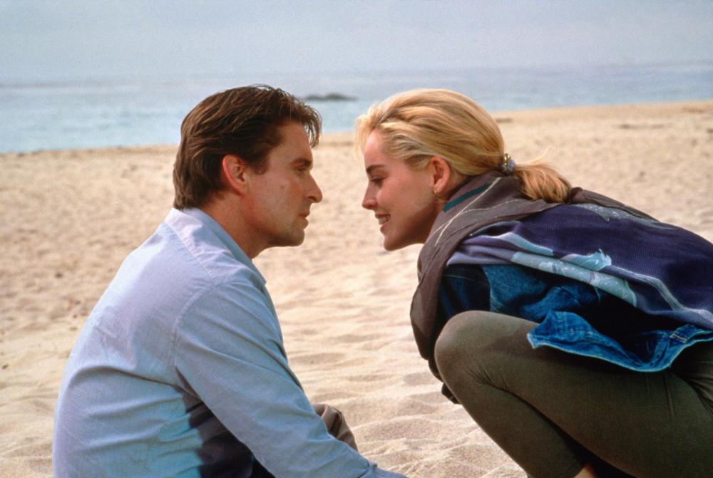BASIC INSTINCT, Michael Douglas, Sharon Stone, 1992, (c) TriStar
