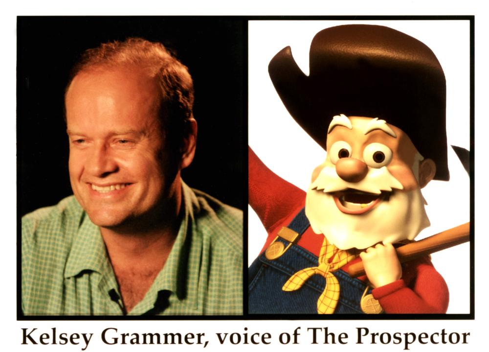TOY STORY 2, Kelsey Grammer as Pete the Prospector, 1999