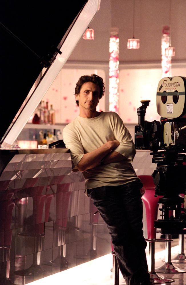 KILL BILL, Producer Lawrence Bender on-set, 2003, (c) Miramax