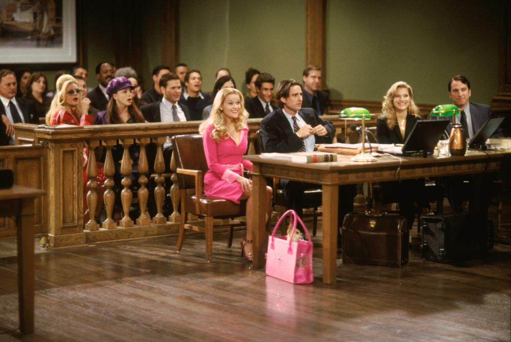 LEGALLY BLONDE, Reese Witherspoon, Luke Wilson, Ali Larter, Jessica Cauffiel, Alana Ubach, Matthew Davis, 2001.
