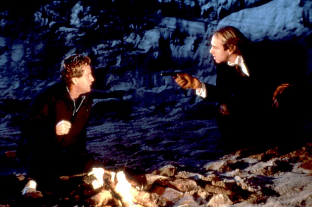 TOUGH GUYS DON'T DANCE, from left: Ryan O'Neal, John Bedford Lloyd, 1987, (c)Cannon Films