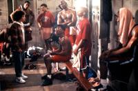 SUNSET PARK, Rhea Perlman, De'aundre Bonds (sitting), Fredro Starr, 1996, (c)TriStar Pictures