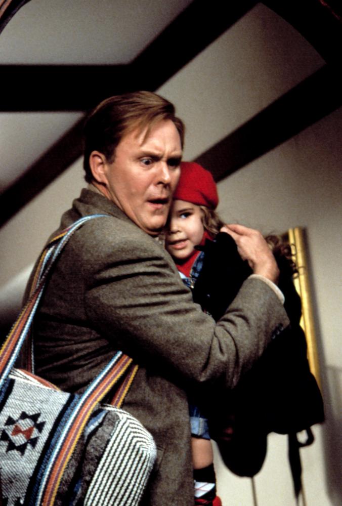 RAISING CAIN, John Lithgow, Amanda Pombo, 1992.©Universal