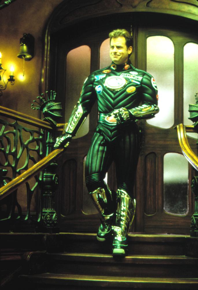 MYSTERY MEN, Greg Kinnear as Captain Amazing, 1999