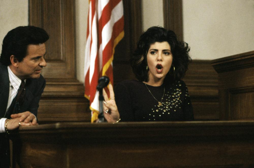 MY COUSIN VINNY, Joe Pesci, Marisa Tomei, 1992, TM and Copyright (c) 20th Century Fox Film Corp. All rights reserved."