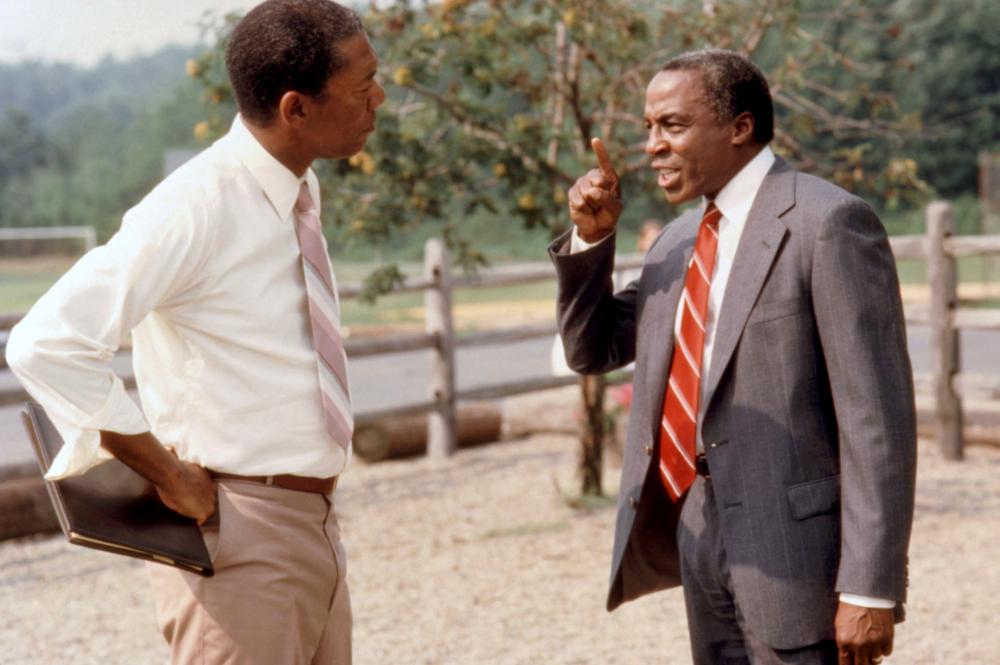 LEAN ON ME, Morgan Freeman, Robert Guilluame, 1989. ©Warner Brothers
