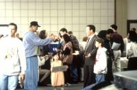 HOUSEGUEST, Sinbad (second from left), Talia Seider (center), Phil Hartman (second from right), Chauncey Leopardi (front, right), 1995.©Buena Vista Pictures