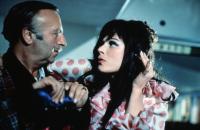 DOCTOR IN CLOVER, from left: Noel Purcell, Fenella Fielding, 1966
