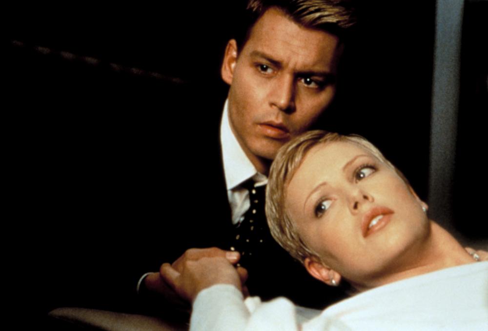 THE ASTRONAUT'S WIFE, Johnny Depp, Charlize Theron, 1999, (c) New Line
