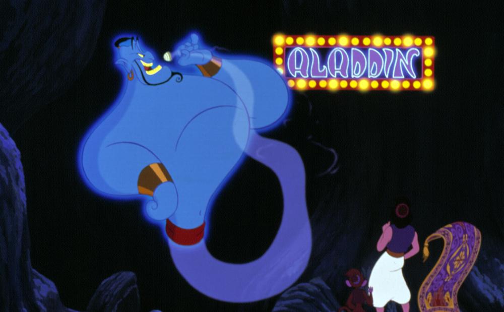 ALADDIN, Genie, Aladdin, 1992. (c) Walt Disney.