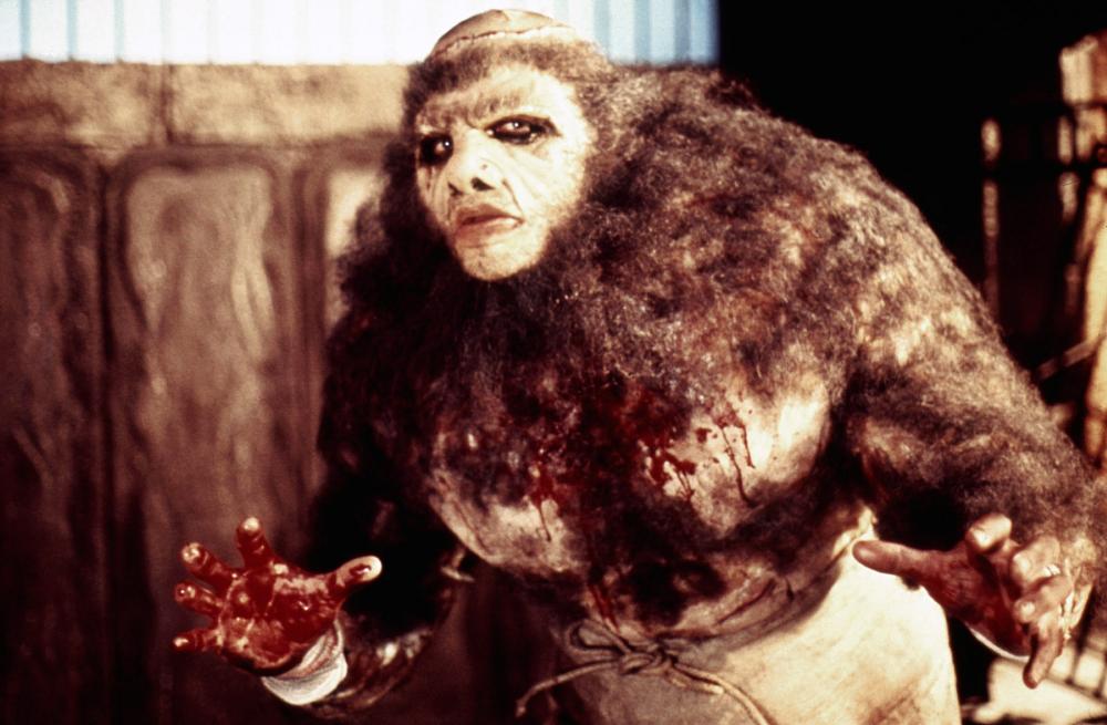 FRANKENSTEIN AND THE MONSTER FROM HELL, David Prowse, 1974
