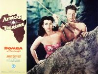 AFRICAN TREASURE, from left, Laurette Luez, Johnny Sheffield, (as Bomba, the Jungle Boy), 1952