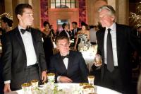 WALL STREET: MONEY NEVER SLEEPS, from left: Shia Labeouf, Josh Brolin, Michael Douglas, 2010, ph: Barry Wetcher/TM & Copyright ©20th Century Fox Film Corp. All rights reserved.