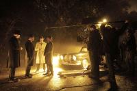 THE SECOND WIND, (aka LE DEUXIEME SOUFFLE), from left: Nicolas Duvauchelle, Jacques Bonnaffe, Daniel Duval, Daniel Auteuil, on set, 2007. ©ARP Selection