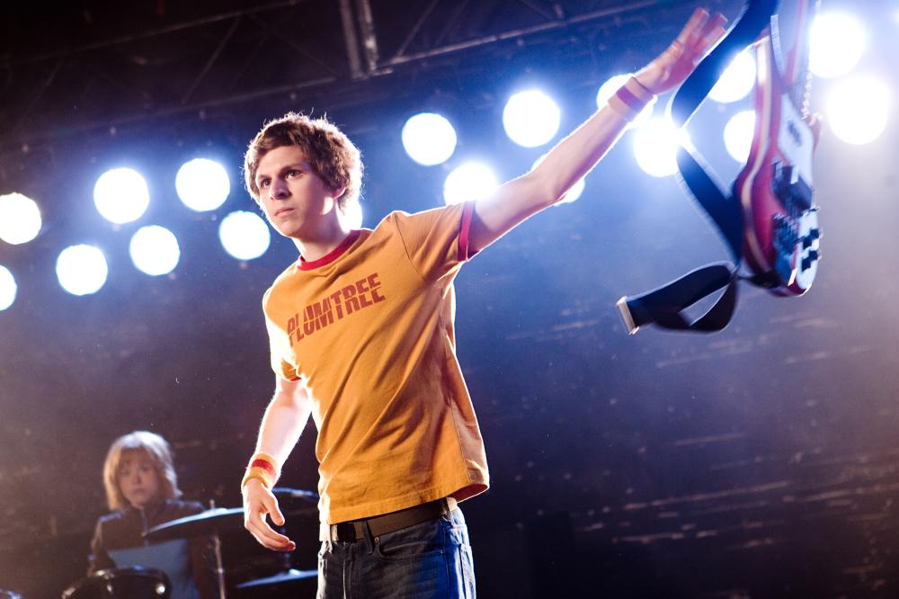 SCOTT PILGRIM VS. THE WORLD, from left: Alison Pill, Michael Cera, 2010. Ph: Kerry Hayes/©Universal
