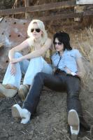 THE RUNAWAYS, from left: Dakota Fanning as Cherie Currie, Kristen Stewart as Joan Jett, 2010. Ph: David Moir/©Apparition