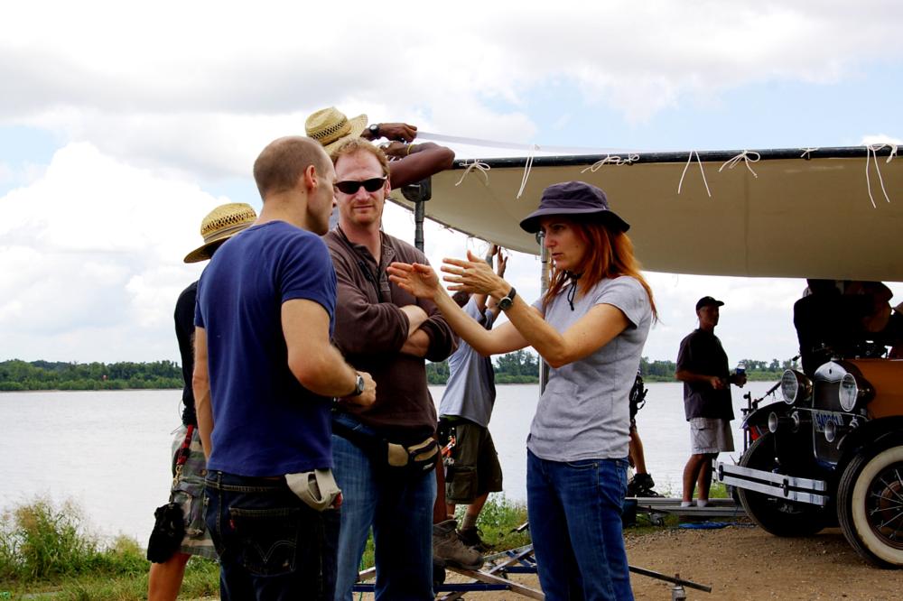 THE LOSS OF A TEARDROP DIAMOND, director Jodie Markell (right), on set, 2008. ©Paladin (II)