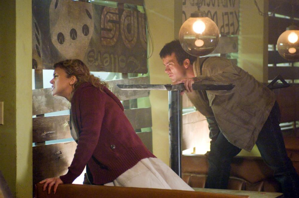 LEGION, from left: Adrianne Palicki, Dennis Quaid, 2010. ph: Lewis Jacobs/©Screen Gems