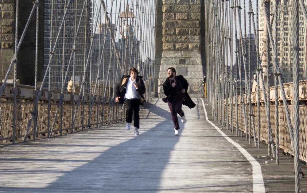 HOLY ROLLERS, from left: Jesse Eisenberg, Justin Bartha, 2010. ©First Independent Pictures