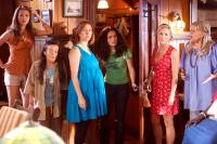 GROWN UPS, from left: Jamie Chung, Ashley Loren, Maya Rudolph, Salma Hayek, Maria Bello, Joyce Van Patten, 2010. ©Columbia Pictures