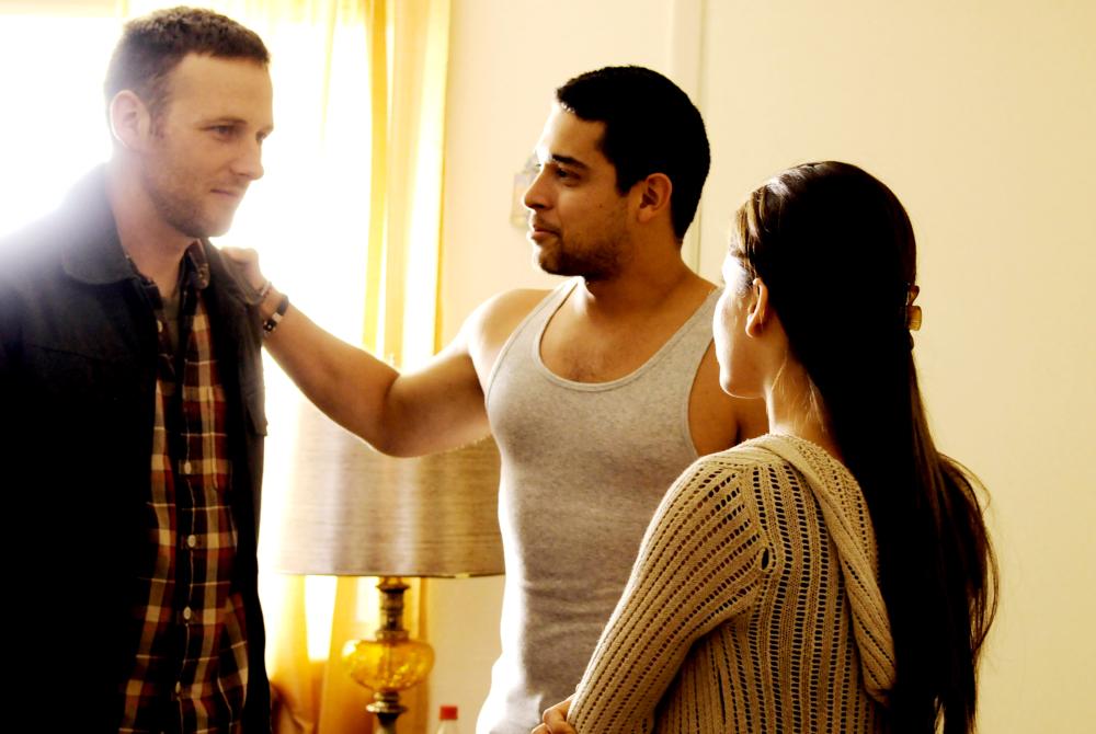 THE DRY LAND, from left: Ryan O'Nan, Wilmer Valderrama, America Ferrera, 2010. ©Freestyle Releasing