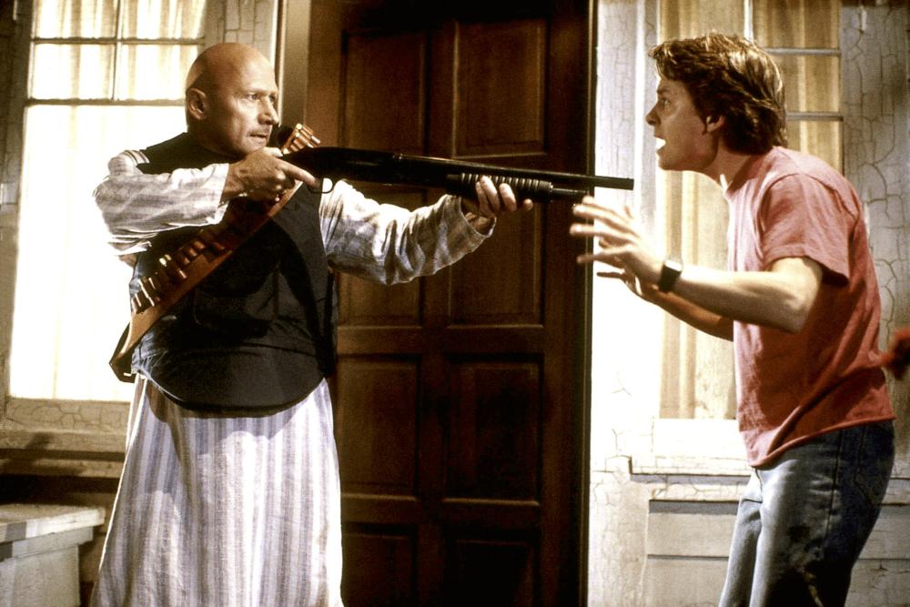 BACK TO THE FUTURE PART III, James Tolkan, Michael J. Fox, 1990, (c) Universal