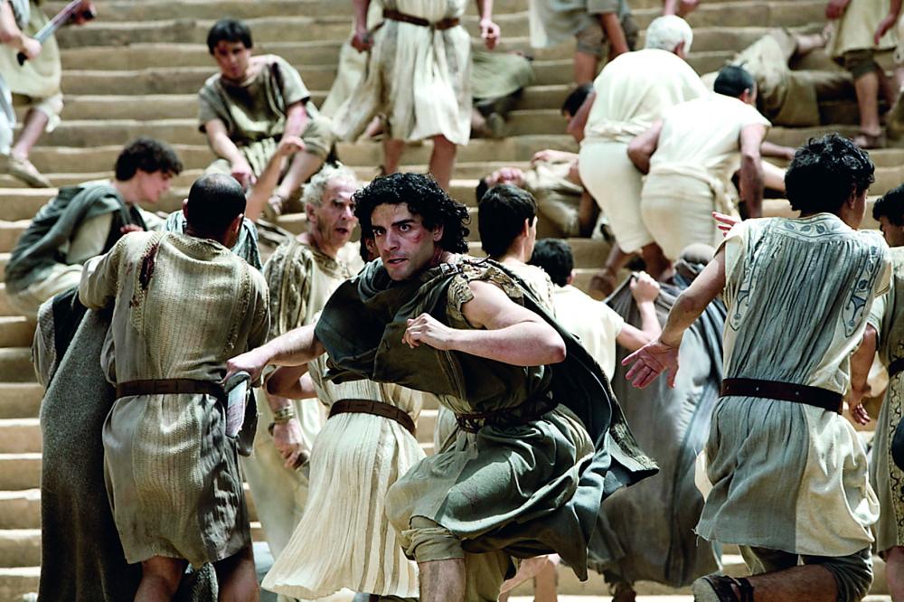 AGORA, Oscar Isaac (foreground), 2009. ph: Teresa Isasi/©Newmarket Films
