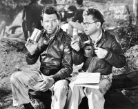 A SLIGHT CASE OF LARCENY, from left: Eddie Bracken, Mickey Rooney, 1953