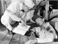 A SLIGHT CASE OF LARCENY, from left: Mickey Rooney, Eddie Bracken, 1953