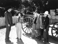 RETURN OF THE RANGERS, Glenn Strange, Nell O'Day, Rose Plumer, Tex Cooper, 1943