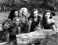 PREHISTORIC WOMEN, Joan Shawlee (left), Mara Lynn (second from left), Laurette Luez (third from left), Jo-Carroll Dennison (far right), 1950