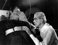 HOUSE OF FRANKENSTEIN, Glenn Strange, Boris Karloff, 1944