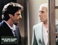 QUE LES GROS SALAIRES LEVENT LE DOIGT!, from left: Daniel Auteuil, Jean Poiret, 1982, © Parafrance Films