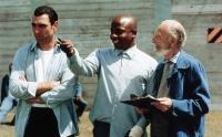 MEAN MACHINE, from left: Vinnie Jones, Robbie Gee, David Kelly, 2001, © Paramount Classics