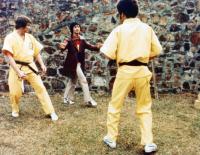 ENTER THE DRAGON, Jim Kelly (back to camera), 1973