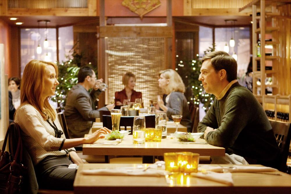 CEDAR RAPIDS, from left: Anne Heche, Ed Helms, 2011. ph: Zade Rosenthal/TM and Copyright ©Fox Searchlight Pictures. All rights reserved.
