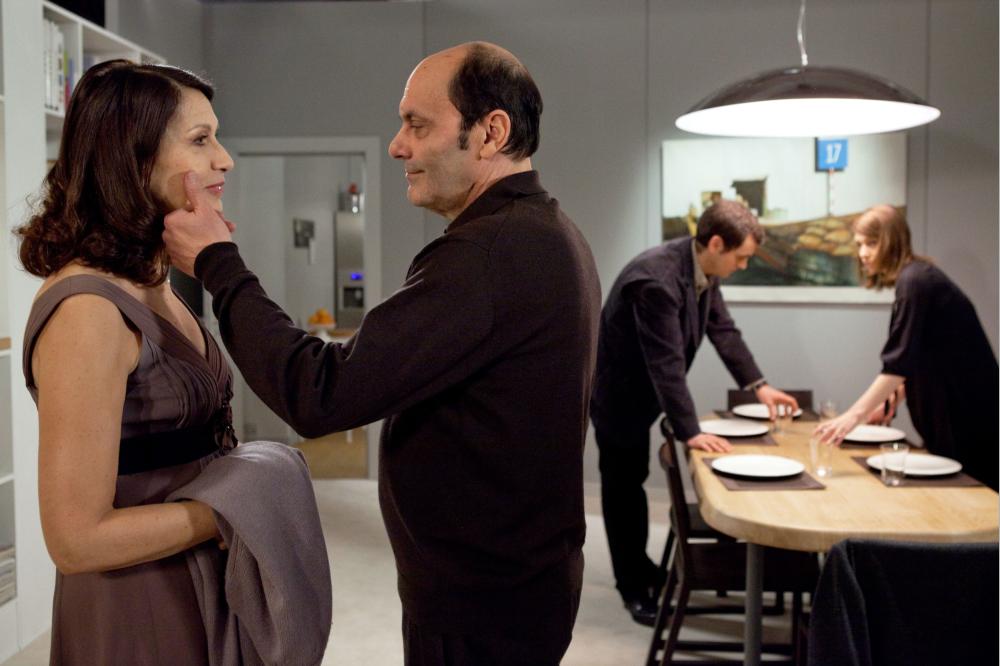 THE NIGHT CLERK, (aka AVANT LAUBE), Jean-Pierre Bacri (front right), 2011. ph: Ricardo Vaz Palma/©TF1 International