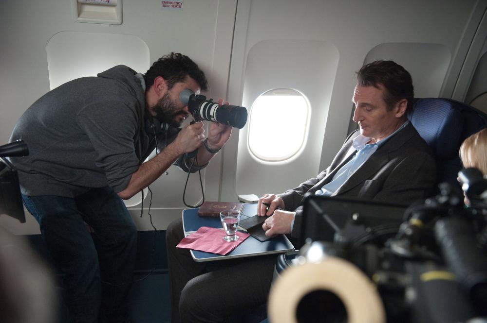 UNKNOWN, from left: director Jaume Collet-Serra, Aidan Quinn, on set, 2011. ph: Jay Maidment/©Warner Bros.