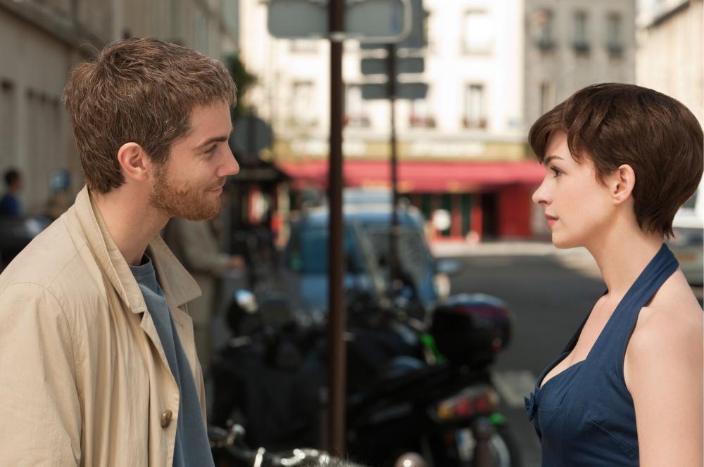ONE DAY, from left: Jim Sturgess, Anne Hathaway, 2011. ph: Giles Keyte/©Focus Features