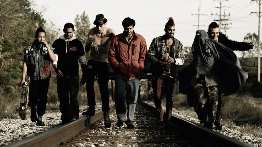 THE TAQWACORES, from left: Ian Tran, Nav Mann, Volkan Eryaman, Bobby Naderi, Dominic Rains, Noureen DeWulf, Tony Yalda, 2010. ©Strand Releasing