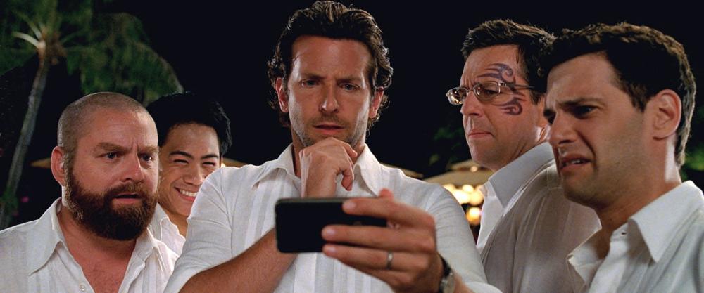 THE HANGOVER PART II, from left: Zach Galifianakis, Mason Lee, Bradley Cooper, Ed Helms, Justin Bartha, 2011. ©Warner Bros. Pictures