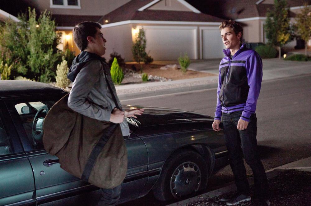 FRIGHT NIGHT, from left: Christopher Mintz-Plasse, Dave Franco, 2011. ph: Lorey Sebastian/©Walt Disney Studios Motion Pictures