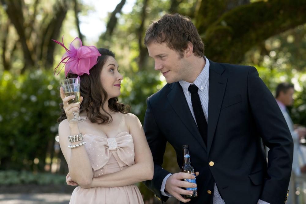 THE FIVE-YEAR ENGAGEMENT, from left: Alison Brie, Chris Pratt, 2012. ph: Glen Wilson/©Universal Pictures