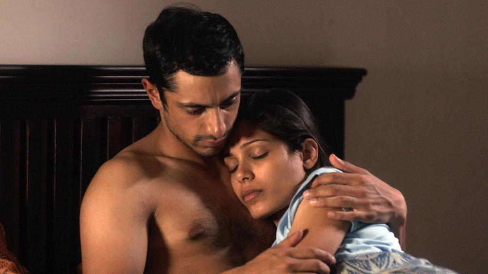 TRISHNA, from left: Riz Ahmed, Freida Pinto, 2011, ©Sundance Selects