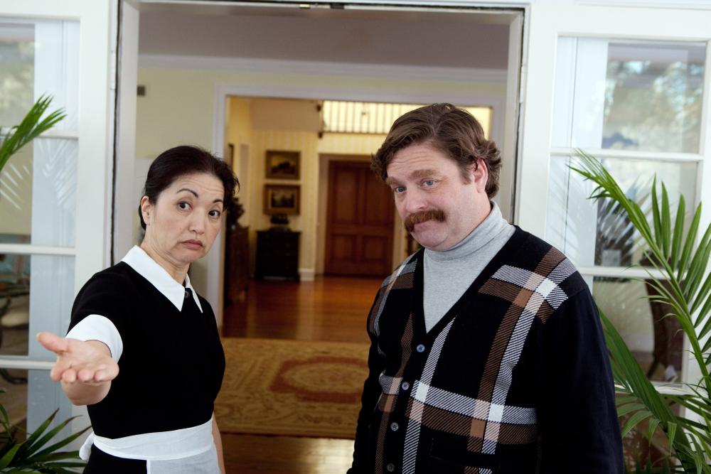 THE CAMPAIGN, l-r: Karen Maruyama, Zach Galifianakis, 2012, ph: Patti Perret/©Warner Bros. Pictures