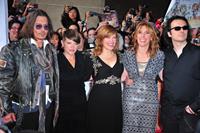 Johnny Depp, Natalie Maines, Lorri Davis, Amy Berg, Damien Echols at arrivals for WEST OF MEMPHIS Premiere at Toronto International Film Festival, Ryerson Theatre, Toronto, ON September 8, 2012. Photo By: Gregorio Binuya/Everett Collection
